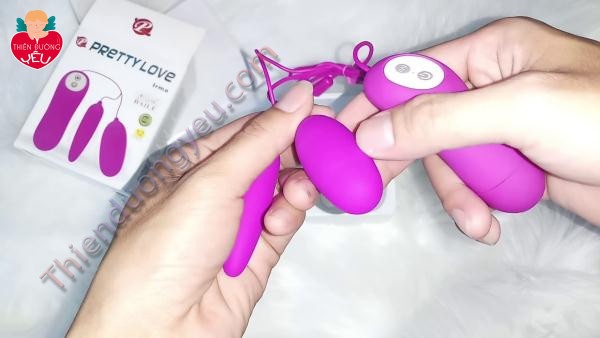 Trứng Rung Tình Yêu PrettyLove irma 12 Chế Độ Rung Massage Cực Mạnh 